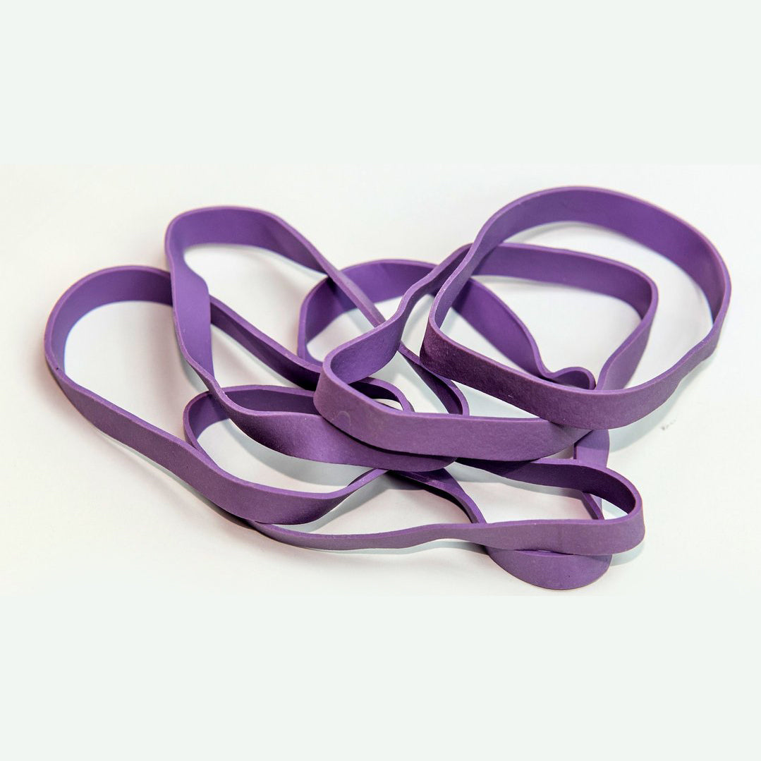 Large Purple Rubber Bands from Scout Books