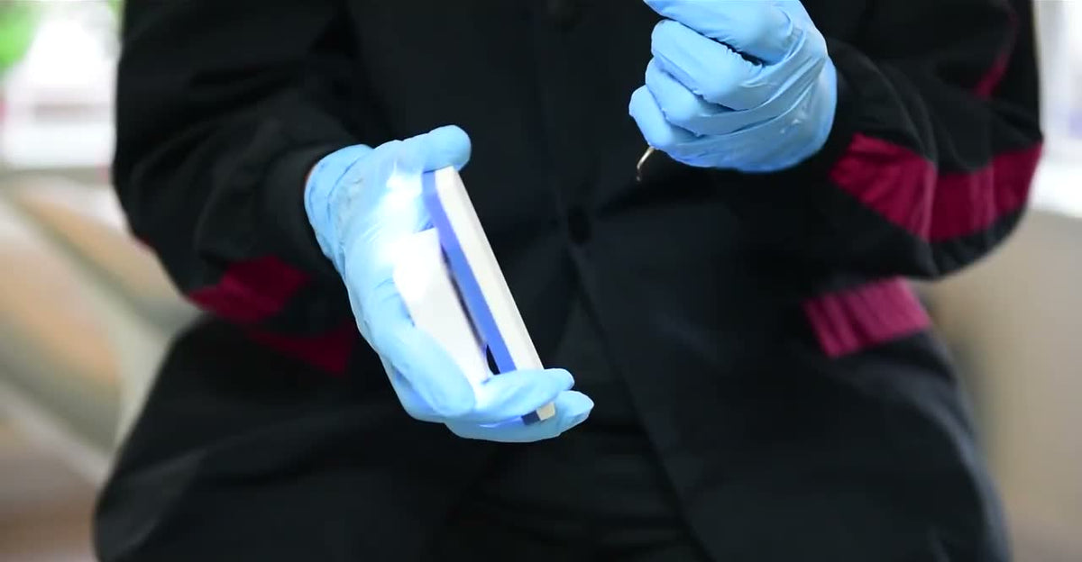 ErgoSharp sharpening guide lighting up at 110 degrees